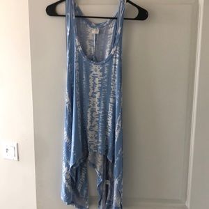 Tunic shirt with waist tie